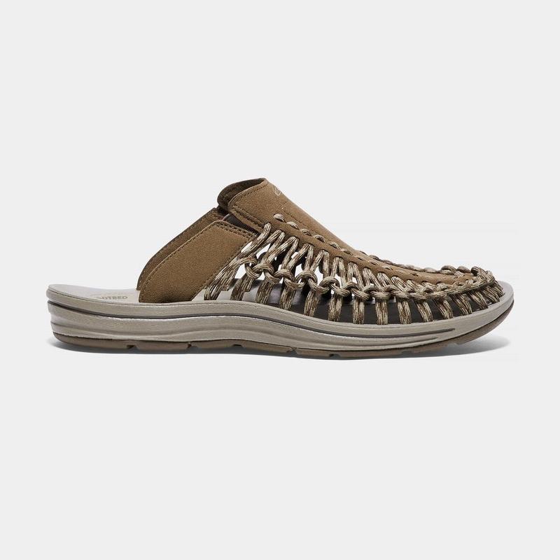 Sandalias Keen Uneek Para Hombre Verde Oscuro Oliva - Sandalias Keen Mexico (287194-BOQ)